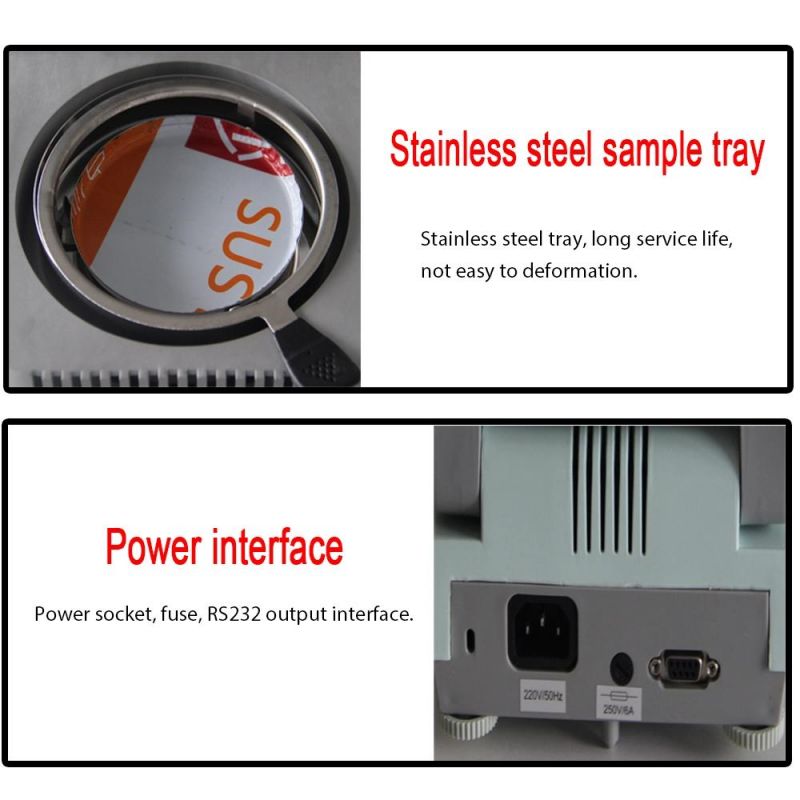 Laboratory 50g LCD Screen Rapid Moisture Meter