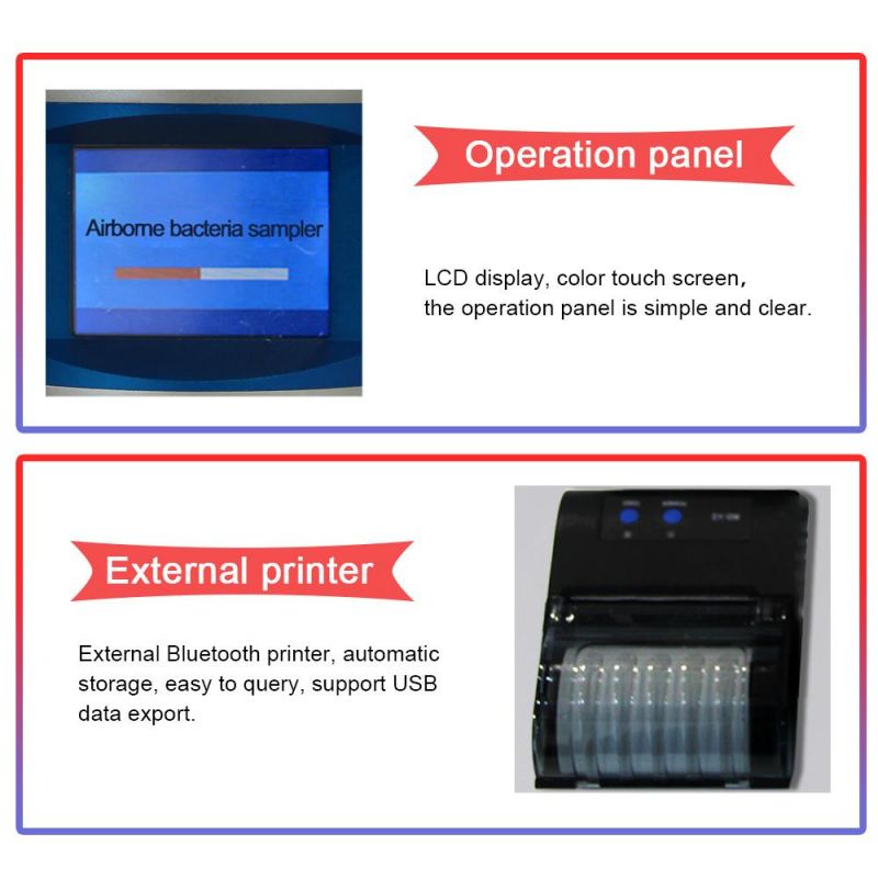 Large Sampling Quantity Portable Microbial Air Sampler