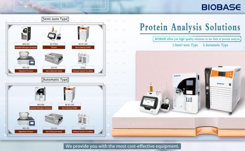 Kjeldahl Nitrogen Analyzer (Kjeldahl Distiller) Fully Automatic Machine Price for Laboratory