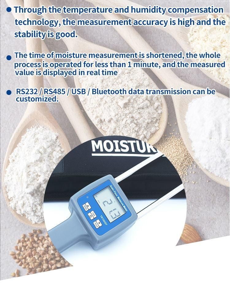 Wheat Flour Moisture Meter Tester Tk100GF