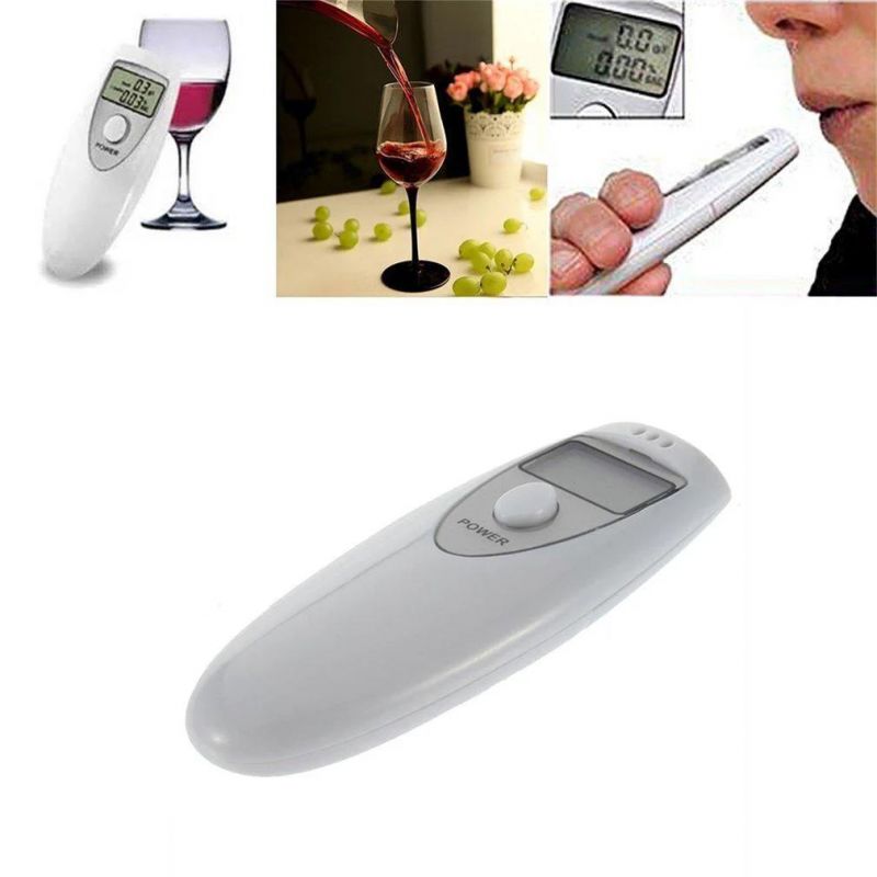 New Portable Keychain LED Alcohol Breath Tester Breathalyzer