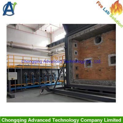 ISO 834 Vertical Fire Resistance Test Furnace for Building Materials