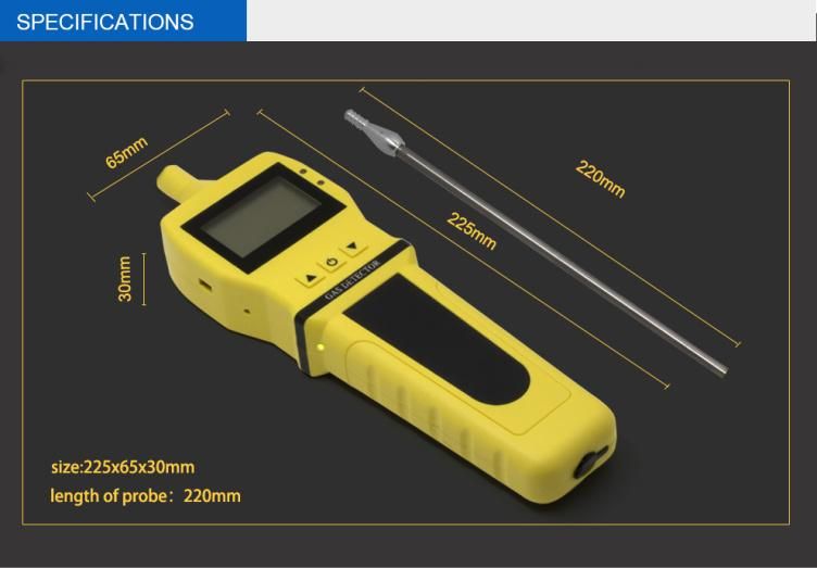 Industry Portable Gas Sampling Pump Digital Charging Smart External Pump Sampler Device Support All Gas