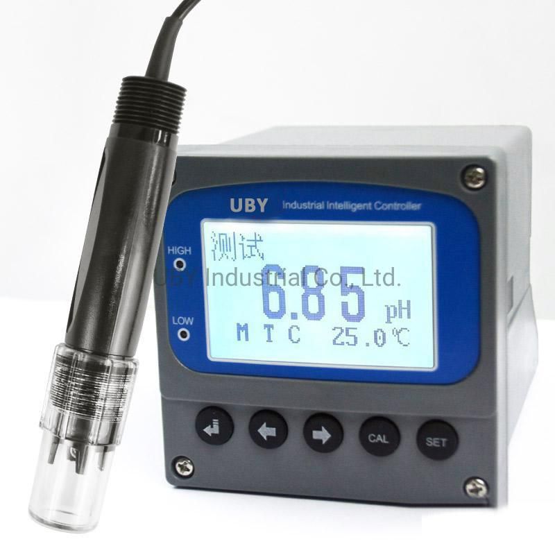 High Precision Online 4-20mA Display LCD Do pH Meter Industrial pH Meter