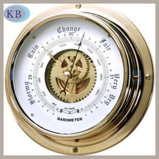 Best Quality Aneroid Barometer Brass Case 180mm