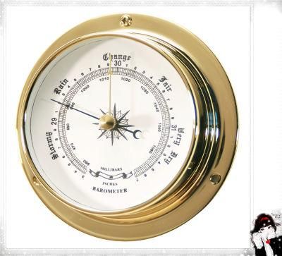 Marine Barometer Brass Case Dial 120mm