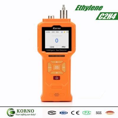LCD Display Portable C2h4 Ethylene Gas Alarm