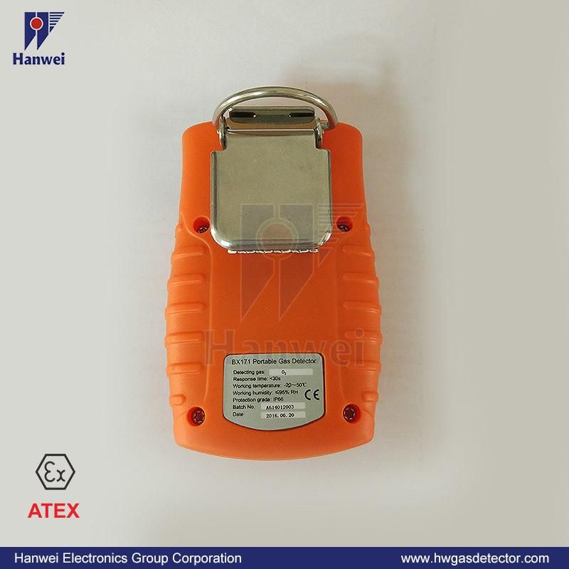 Atex Certified Maintenance Free Portable Co 0-1000ppm Single Gas Detector (BX171)