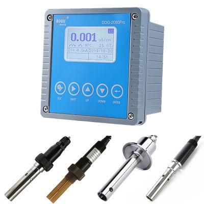 Boqu New Design Ddg-2080 PRO Online Ec Sensor Meter for Swas RO System Conductivity Analyzer