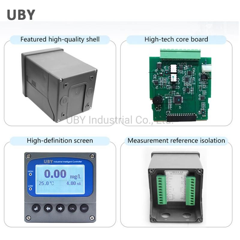 Inline Swimming Pool Water Constant Voltage Residual Chlorine Meter Swimming Pool