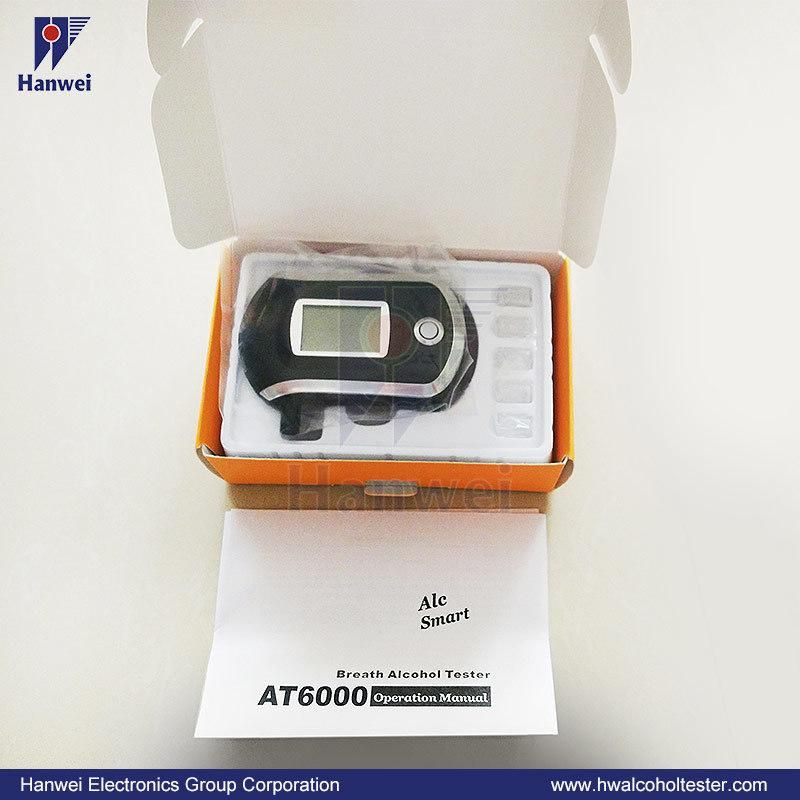 Advanced Flat Surfaced Sensor Digital Alcohol Tester Easy to Display Blood Alcohol Content (BAC) in Seconds