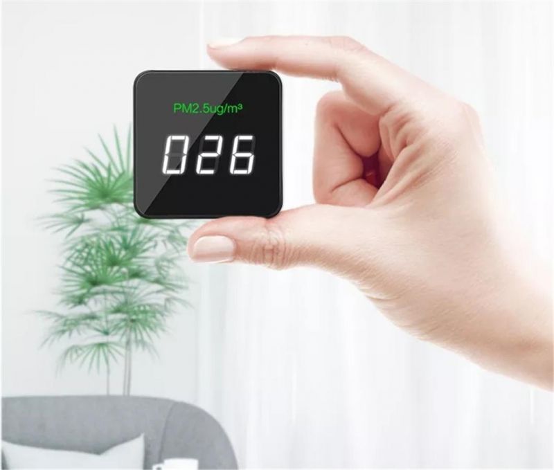 Temperature Humidity Household Indoor Monitoring Detection System All-in-One Pm2.5 Air Quality Detector