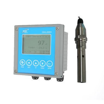 Boqu Ddg-2080X High Temperature and Pressure Resistance with SS316L Stainless Steel Sensor Online Pipe Installation Conductivity Meter