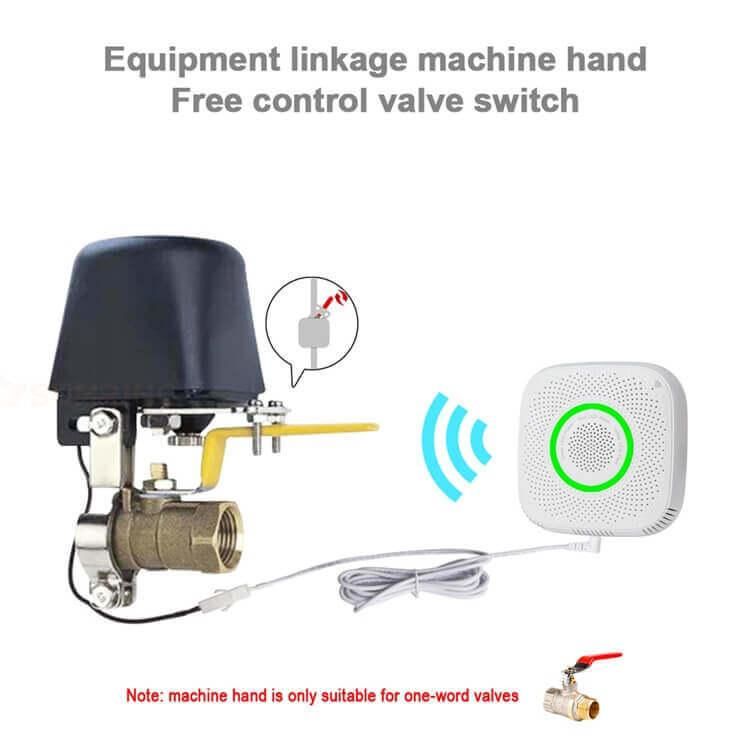 360 Degree Sound and Light Alarm Smart Home Methane Propane Combustible LPG Gas Leak Detector Sensor for Home Safety Kitchen Use