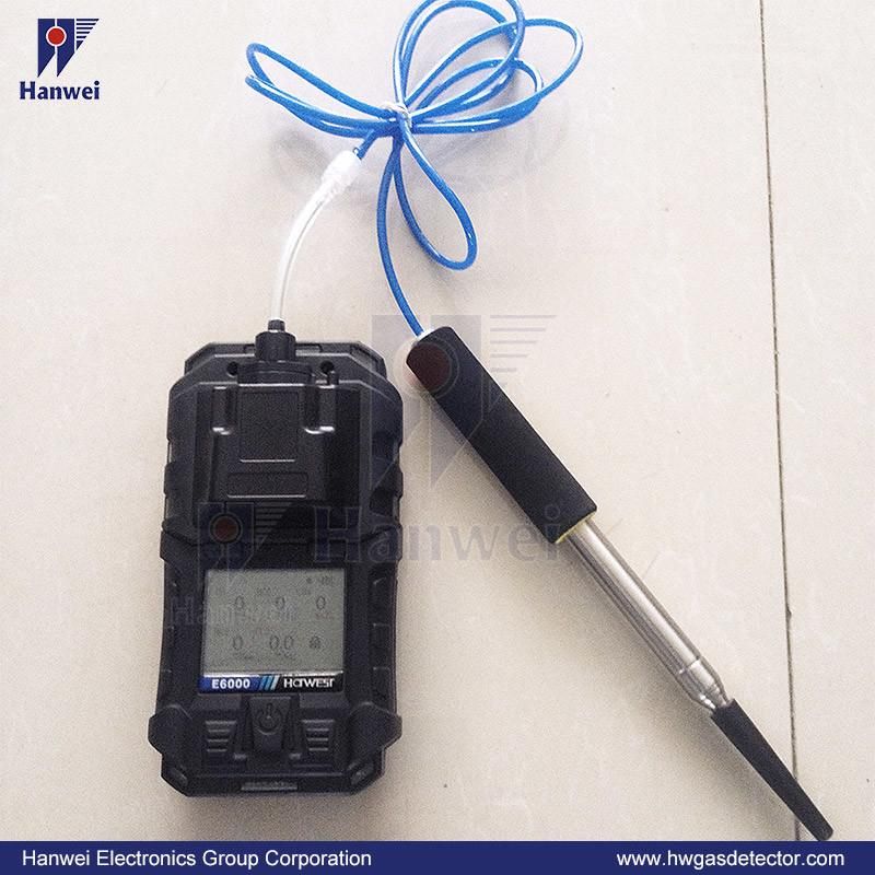 Steelworks, Sewage Treatment Plant Usage Portable Multi Gas Detector Co/Nh3/H2s/O2/CH4