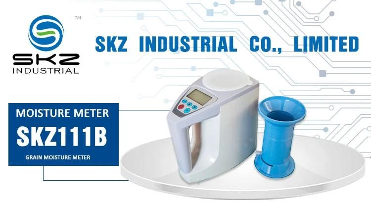Skz111b-1 Portable 3-35% Tea Humidity Gauges Sesame Humidity Tester Long Paddy Round Rice Long Rice Grain Water Content Reader with Volume Weight