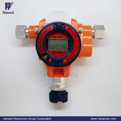 Wall Mounted Cl2 Gas Detector Fixed Type 24h Continuously Detection Display Gas Concentration