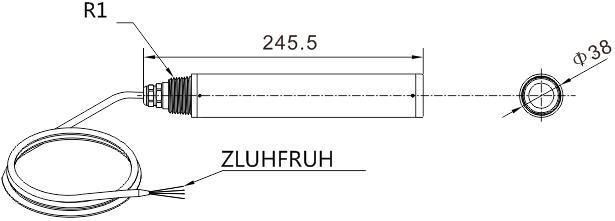High Quality Chlorophyll a Online Analyzer Sensor Fluorescence Method Monitoring