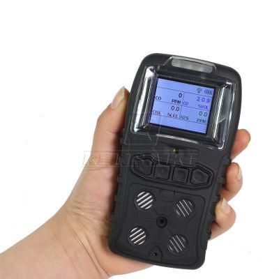 Portable Multi Gas Monitor Gas Detector for O2 CH4 Co H2s 4 in 1 Gas Detector