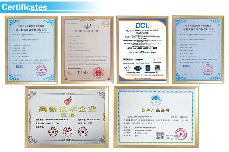 ISO9001 CE SGS Certificate Free Residual Cl Controller Ec/Do/pH/ORP/Chlorine Meter for Water