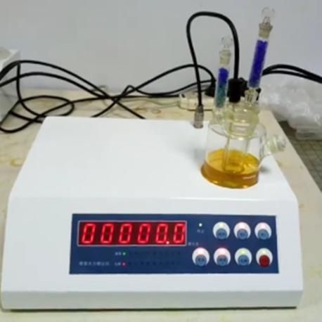 Digital Display Lubricating Oil Karl Fischer Water Content Testing Machine