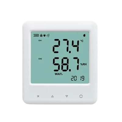 Indoor Household Backlit Temperature Humidity Test Desktop Temperature Recorder