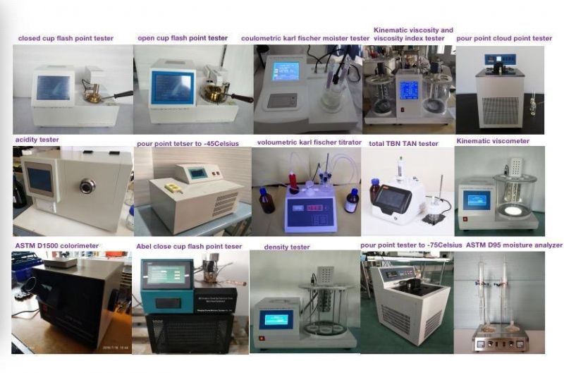 ASTM D92 Open Cup Engine Oil Flash Point Testing Instrument