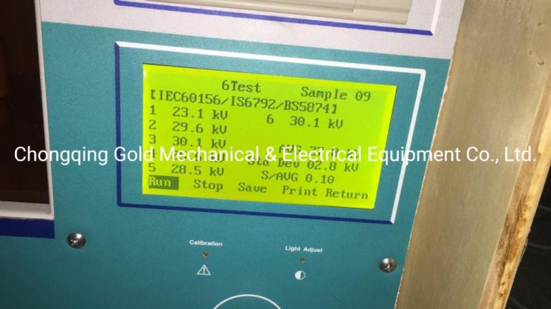 Insulating Oil Dielectric Breakdown Voltage Test System 100kv Oil Bdv Tester IEC156