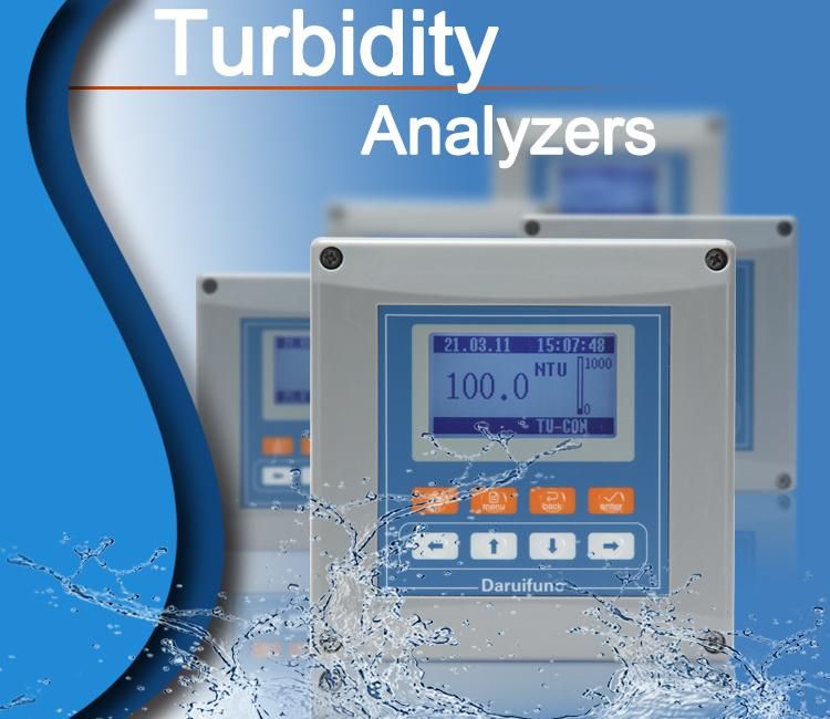 Online Water Tu Tester Digital Turbidity Meter for Wastewater Treatment Plant