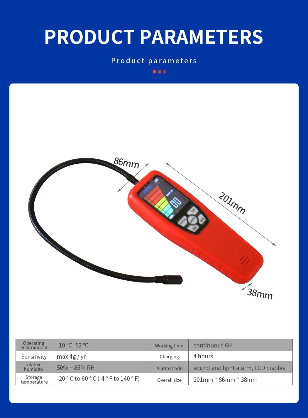 Halogen Leak Detector Ld-200refrigerant Leak Detector