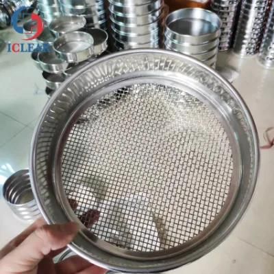 200mm 300mm 400mm Multi-Size Lab Vibrating Screen Micron Mesh Test Sieves for Sieve Shaker