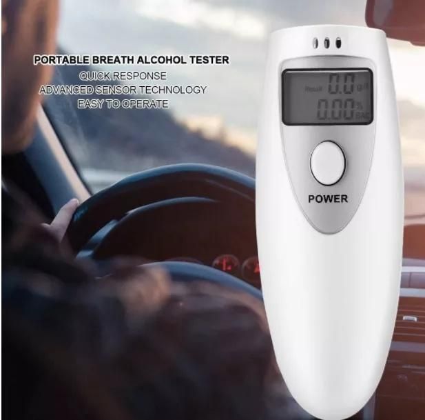 LED Display Digital Portable Breath Personal Breathalyzers Handheld Digital Breathalyzer Breath Alcohol Breathalyzer