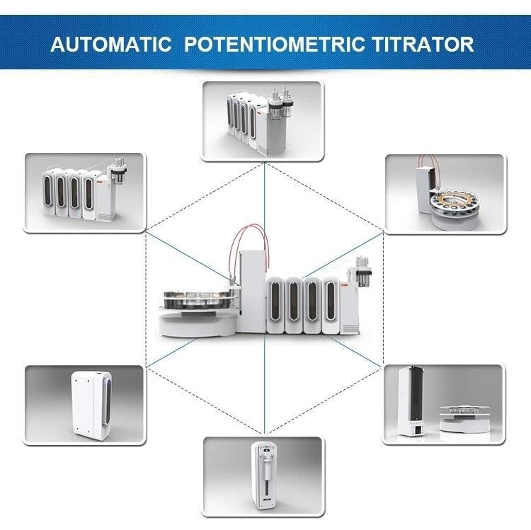 Multi-Channel, up-to-6- Channel Automatic Titrator / Automatic Potentiometric Titration