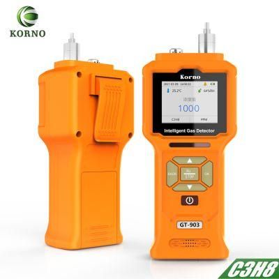 C3h8 Handheld Propane Gas Detector with Alarm