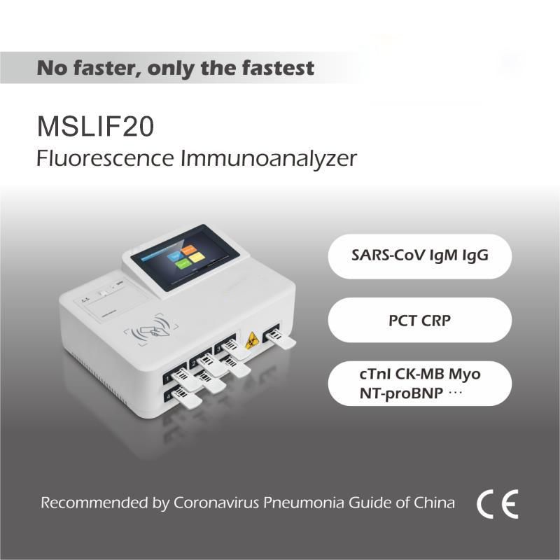 Mslif20 Immunofluorescence Quantitative Analyzer/Poct Immunoassay Analyzer