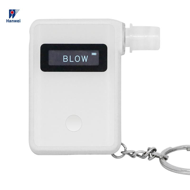 At800 Portable Digital Alcohol Tester Mini Keychain Breathalyzer to Keep Safety for Drivers