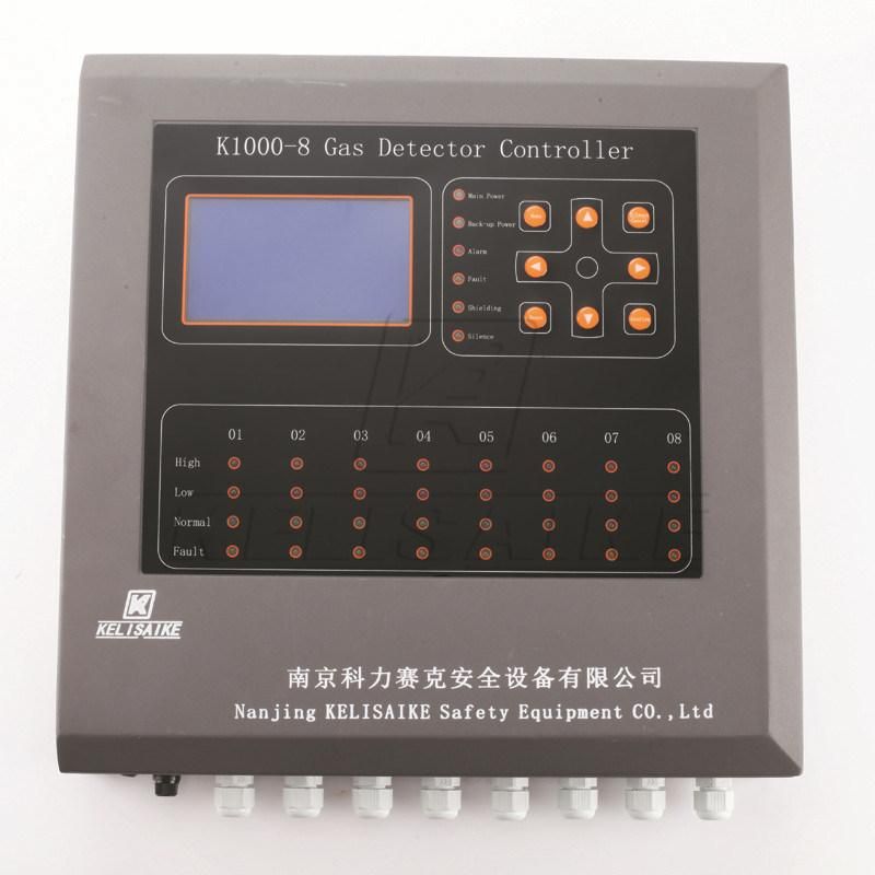 K1000 8 Channels Wall-Mounted Gas Alarm Controller