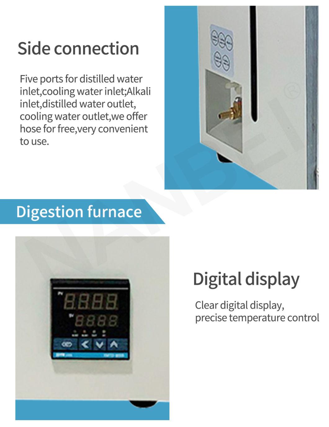 Kjeldahl Nitrogen Analyzer for Protein Testing