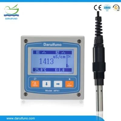 Double Relays Two Current Outputs (0.00~10.00 mS/cm) Ec Meter for RO Unit Installation