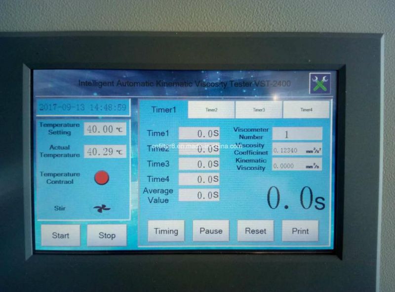 Automatic ASTM D445 Oil Viscosity Tester with Good Price (TPV-8)