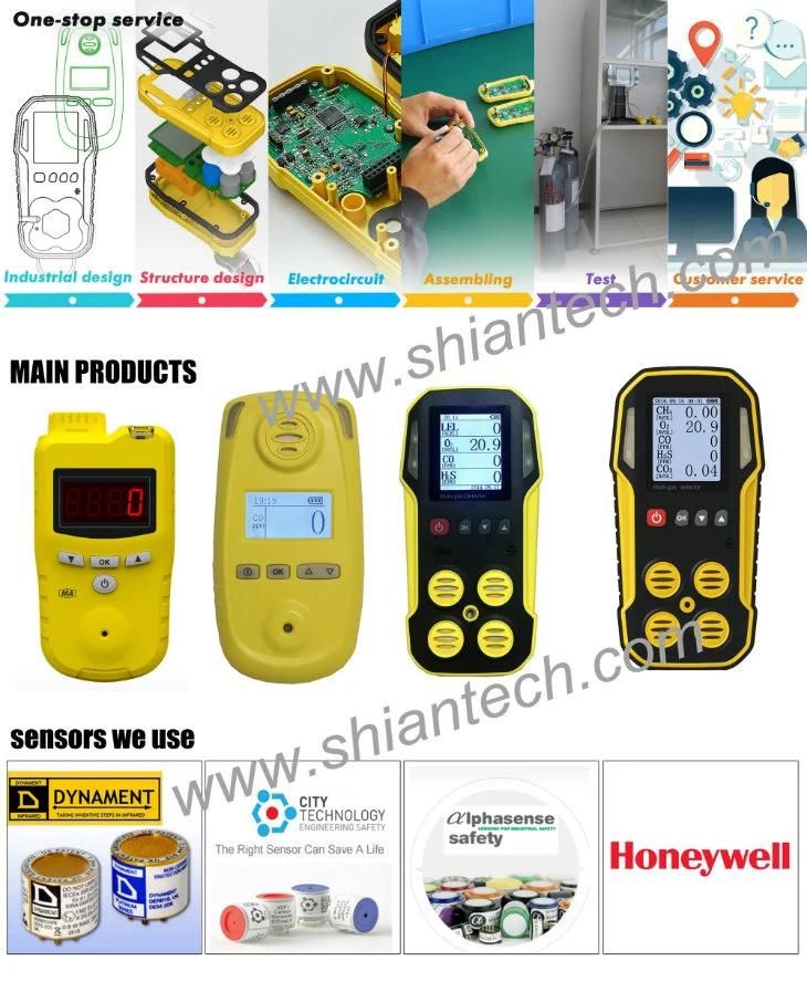 Portable Single Toxic Gas Monitor H2s Gas