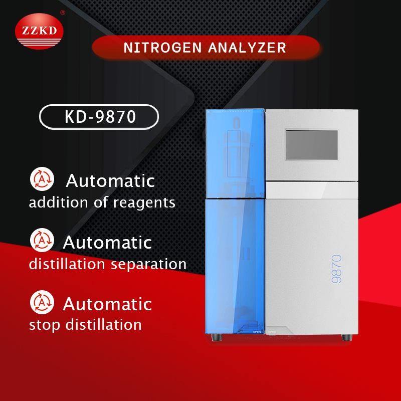 Automatic Kjeldahl Nitrogen Analyzer Built-in Colorimetric Titration Device