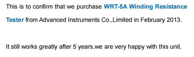 Automatic Sweep Frequency Response Analysis Instrument (SFRA)