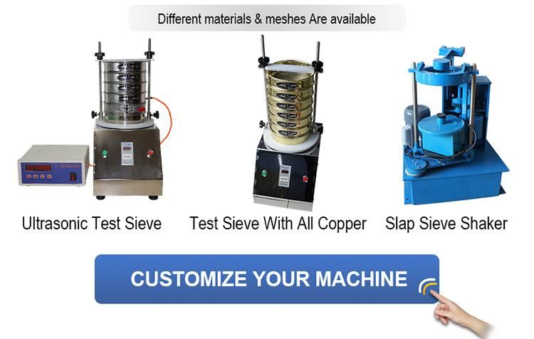 200mm Diameter Laboratory Dedicated Analysis Test Sieve Machine