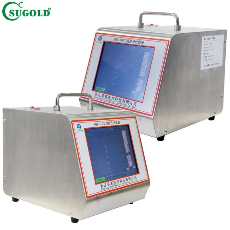 Y09-310acdc Battery Operated 28.3L/Min Laser Particle Counter