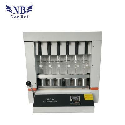 Soxhlet Extraction Lab Crude Fat Analyzer