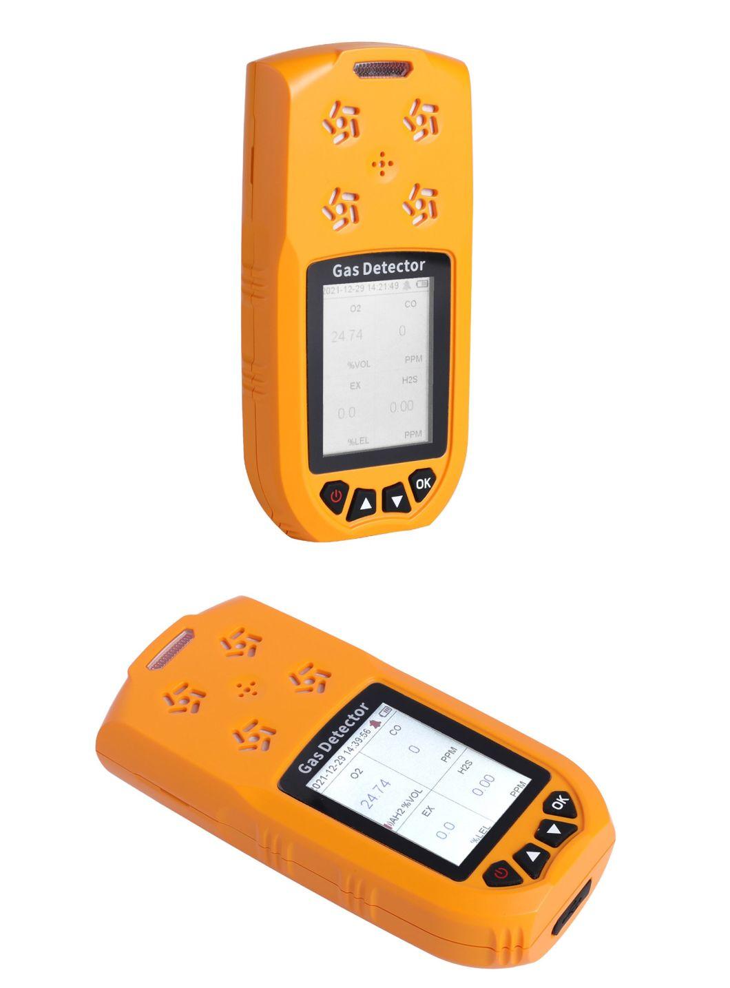 Portable Mini Gas Detector Diffusion Detector with Lel, Co, H2s, O2