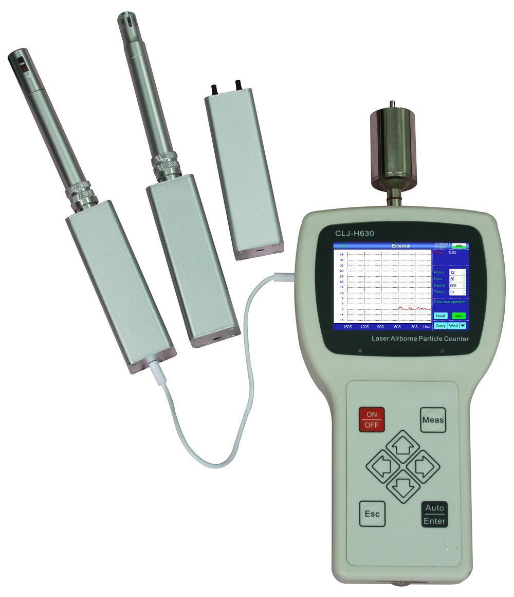 Ergonomically Design Clj-H630 Handheld Airborne Particle Counter