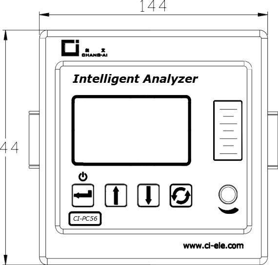 High Purity Oxygen Purity Analyzer for Psa Oxygen Generator (CI-PC84)