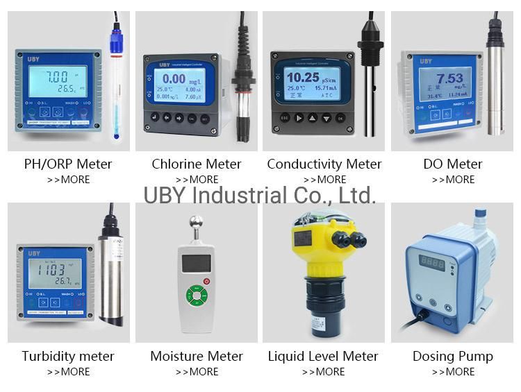 PC9965+D801 pH Monitors Hydroponics Portable TDS pH Ec ORP Temp Do Cl2 Meter Controller China